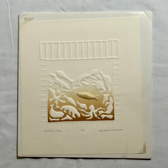 Marianne Wieland Other - Embossed Art Print ‘Shaman’s Box’ by Alaskan Artist Marianne Wieland